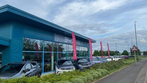 Stratstone BYD Shrewsbury Dealership Exterior Front