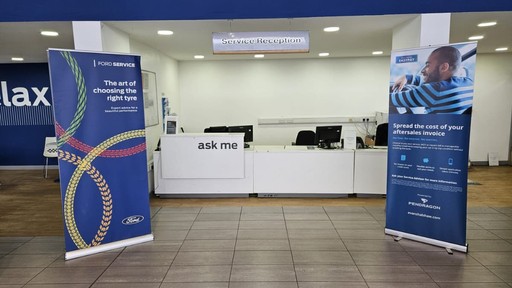 Evans Halshaw Ford Cardiff Interior Reception
