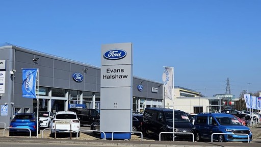 Evans Halshaw Ford Cardiff Exterior Front of Showroom
