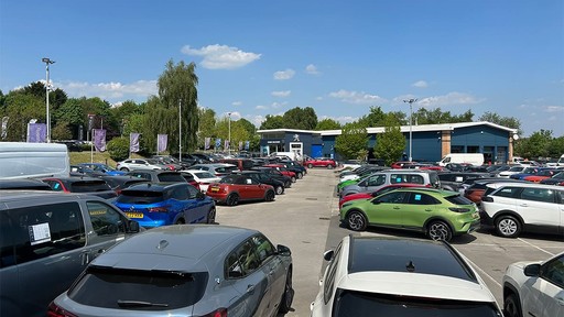 Evans Halshaw Peugeot Mansfield Dealership Forecourt