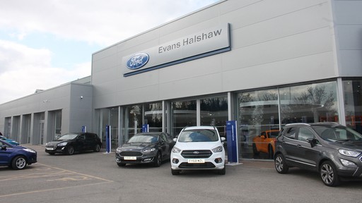 Outside the front of FordStore Lincoln