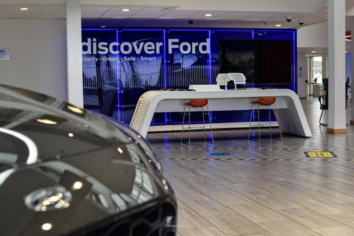 Inside the Ford Lincoln showroom