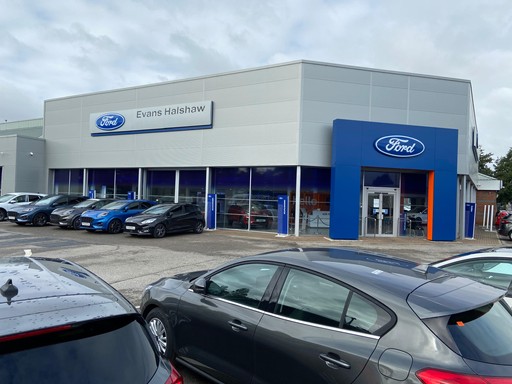 Outside the Ford Lincoln dealership