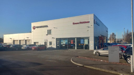 Outside Vauxhall Falkirk Dealership
