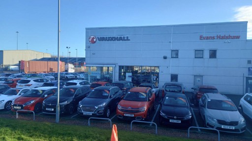 Outside Vauxhall Falkirk Dealership