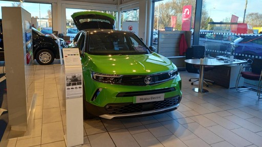 Cars Inside Vauxhall Falkirk Dealership