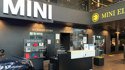 Inside the MINI Leeds showroom