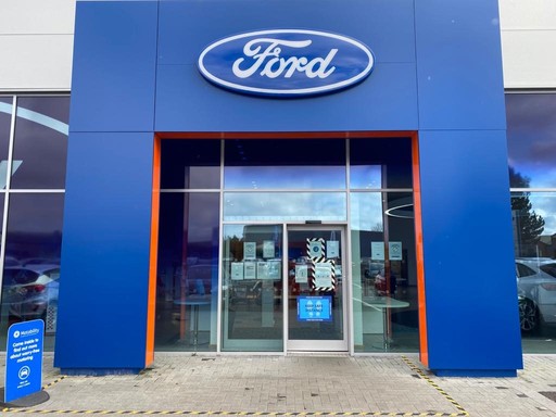 Entrance to Ford Store Chester