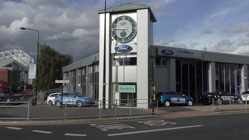 Out the front of FordStore Old Trafford
