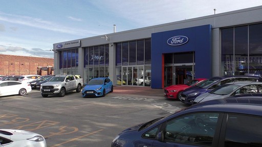 Outside of FordStore Old Trafford