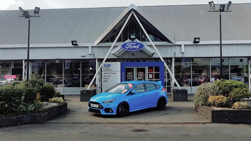 Outside the Ford East Kilbride dealership