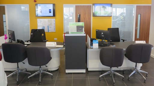 Inside the Renault Durham dealership