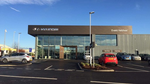 Outside Hyundai Leeds