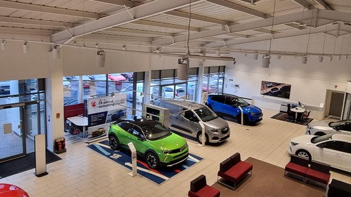 Inside Vauxhall Middlesbrough Showroom