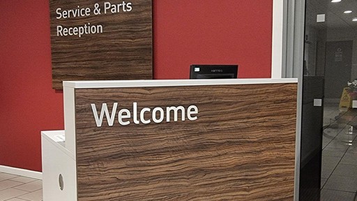 Inside Vauxhall Middlesbrough Showroom