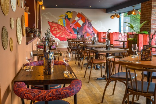 Zizzi Reading Oracle, Upstairs Seating