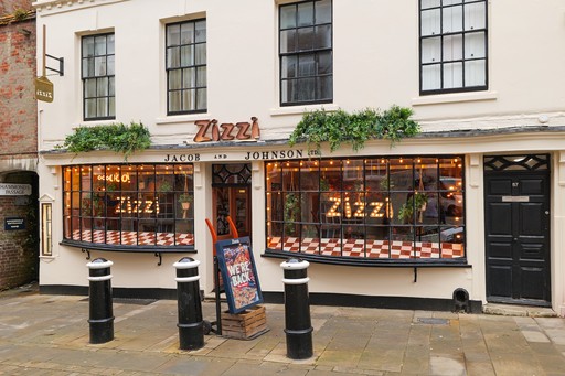 Charming Zizzi Winchester exterior with historic character and modern signage.