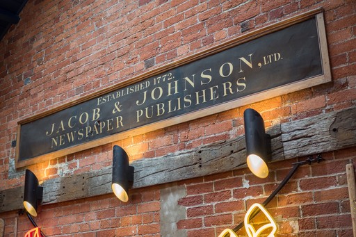 Zizzi Winchester High Street is located in the former building of Jacob and Johnson Ltd, a newspaper publisher that was a long-standing institution in the city.