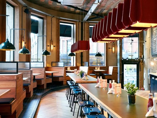 Restaurant interior, Reading, ground floor