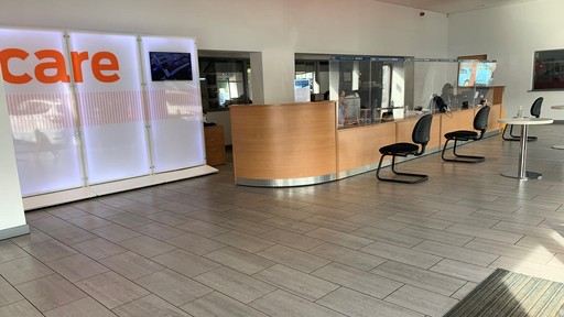 Inside the Ford Service Centre Old Trafford