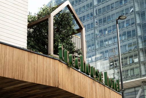 Treehouse Hotel Manchester Signage