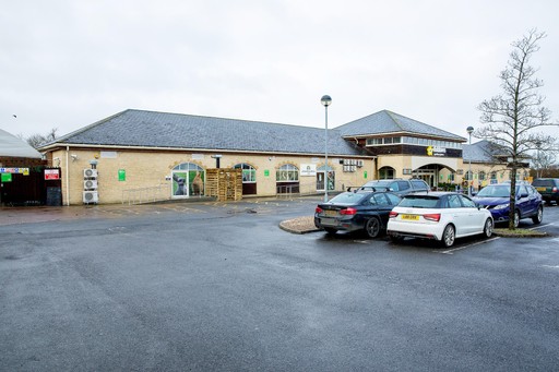 Car park and branch exterior