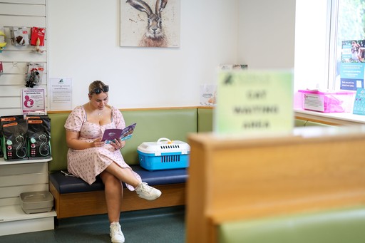 Roebuck Veterinary Group waiting area