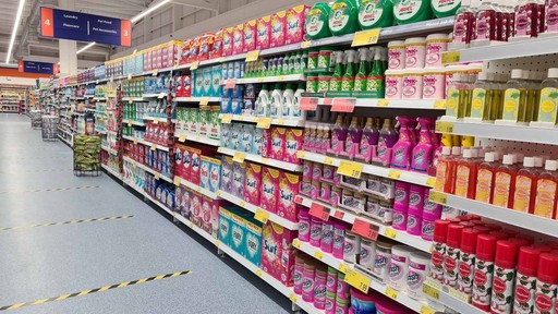 B&M's brand new store in Lisburn stocks a huge range of cleaning products, from the biggest brands like Daz, Ariel, Comfort, Fairy and many more.