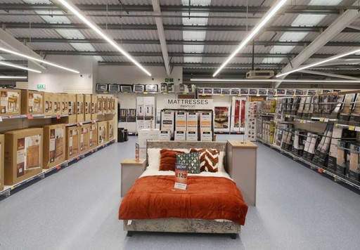 B&M's brand new store in Mold stocks a huge range of quality furniture, everything from wardrobes and beds to coffee tables and dining sets.