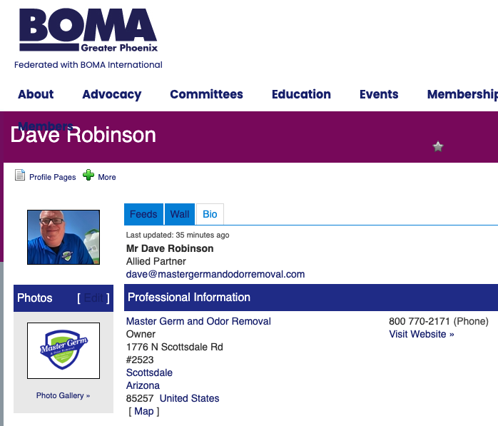 Master Germ and Odor Removal 1776 N Scottsdale Rd, 2523, Scottsdale, AZ, 85257