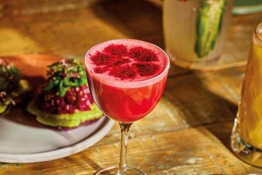 Non-alcoholic Blackberry Sour