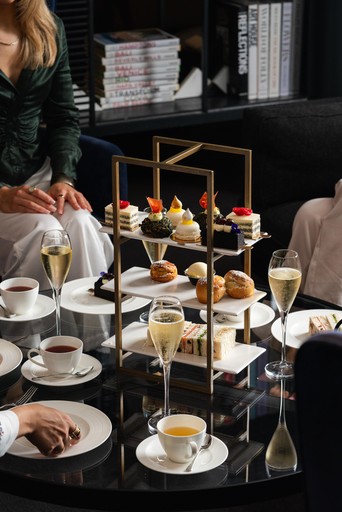 The Library Champagne Bar - Champagne Afternoon Tea