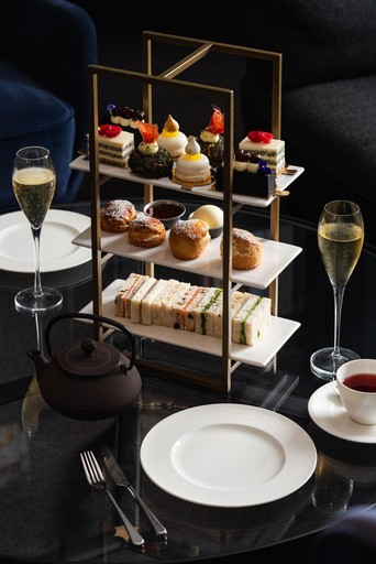 The Library Champagne Bar - Champagne Afternoon Tea