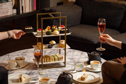 The Library Champagne Bar - Champagne Afternoon Tea
