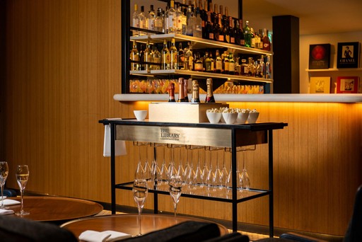 The Library Champagne Bar - Champagne Cart