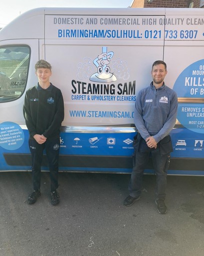 Steaming Sam Carpet Cleaning team