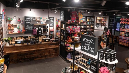 Eagle eye view of the store.
