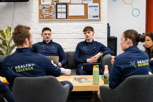 The personal training team at Health by Science Edinburgh.
