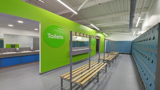 Locker room