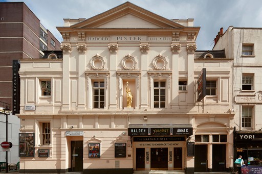 Front on view of Harold Pinter Theatre