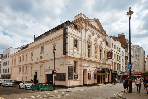 Side on view of Harold Pinter Theatre