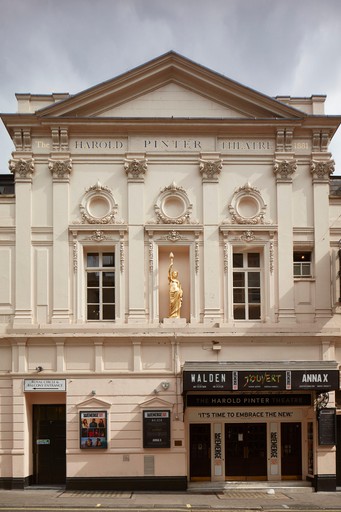 Close up of the front Harold Pinter Theatre
