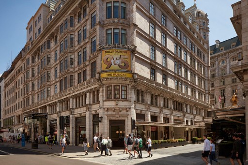 Entrance to the Savoy Theatre