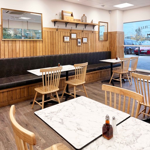 Churchills Fish and Chips, Bar Hill restaurant interior