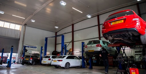 inside Vasstech Northallerton garage