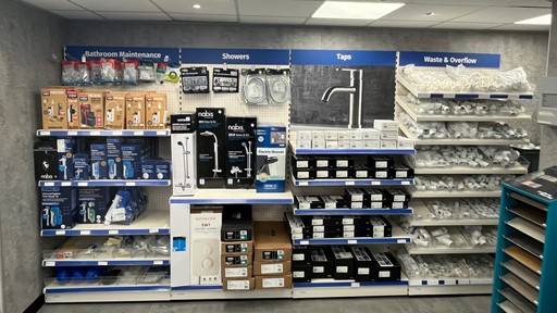 Inside Plumb Centre in Bodmin