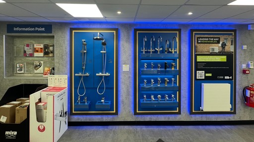 Inside Plumb Centre in Bodmin