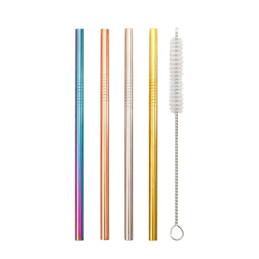 Metal Straws Reusable Mini Colours