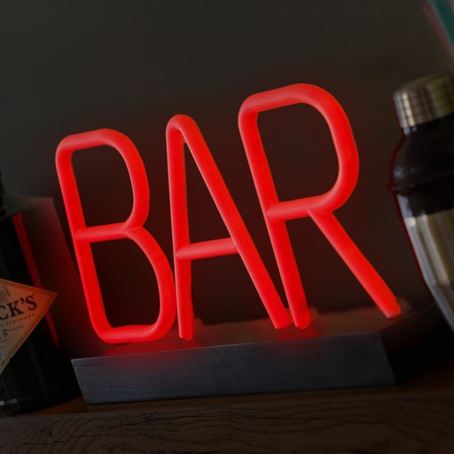 Neon Bar Light Up Sign
