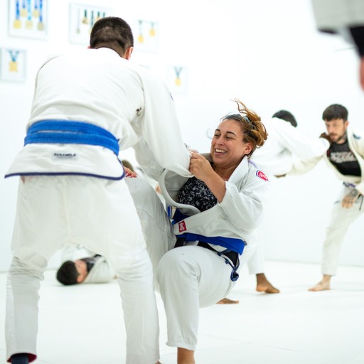 During a Jiu Jitsu class at Escapology BJJ in camb